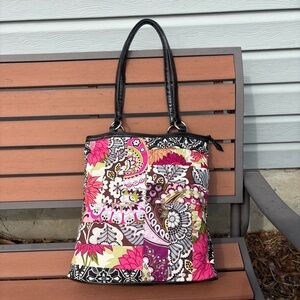 Vera Bradley Medley Patchwork (2010) Zippered Tote Carryall